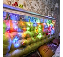 Гирлянда Neon-Night  Айсикл (бахрома) 1,8x0,5 м, прозрачная, 48 LED мультиколор, IP20 255-019
