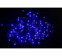 Гирлянда Neon-Night твинкл 10м, черный ПВХ, 100 LED Голубые 303-153