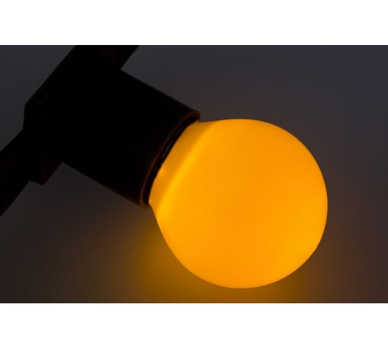 Лампа Neon-Night шар e27 3 LED диаметр 45 желтая 405-111 1
