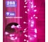 Гирлянда Neon-Night Мишура 3м, прозрачный ПВХ, 288 LED Розовые 303-607 3
