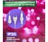 Гирлянда Neon-Night Мишура 3м, прозрачный ПВХ, 288 LED Розовые 303-607 6