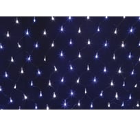 Гирлянда Neon-Night сеть 2х0.7м, черный ПВХ, 176 LED белые/синие 215-012