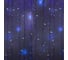 Гирлянда Neon-Night дождь, занавес, 2х3м, белый ПВХ, мерцающий "Flashing", 760 LED синие 235-213 1