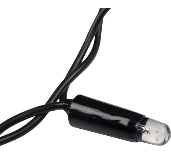 Гирлянда Neon-Night Занавес 2x1,5м, 300 LED белый, черный ПВХ, IP65, с эффектом мерцания, без блока питания 235-231