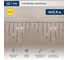 Гирлянда Neon-Night АЙСИКЛ бахрома, 4,0 х 0,6 м, черный каучук IP65, 128 LED желтые 255-221 1
