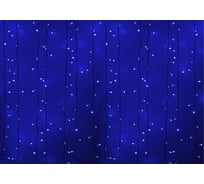 Гирлянда Neon-Night дождь, занавес, 2х3м, белый ПВХ, 760 LED синие 235-133