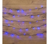 Гирлянда Neon-Night Твинкл Лайт, 15м, темно-зеленый ПВХ, 120 LED синий 303-053