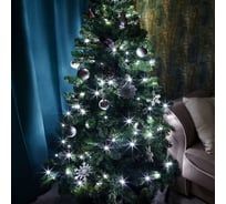 Гирлянда-нить Neon-Night 15м, темно-зеленый ПВХ, 120 LED Белые 303-055