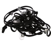 Гирлянда Neon-Night LED Galaxy Bulb String 10м, черный каучук, 30 ламп х 6 LED желтые 331-321