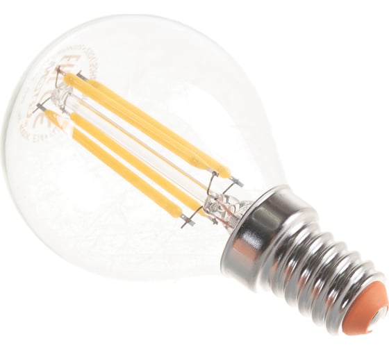 Лампа LED Wolta FILAMENT, 4000К, 25S45GLFT7E14