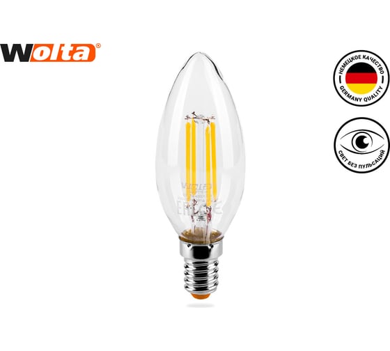 Лампа LED Wolta FILAMENT, 3000К, 25YCFT7E14