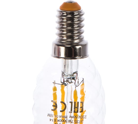 Лампа LED Wolta FILAMENT, 3000К, 25YCTFT7E14