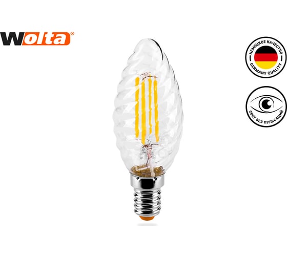 Лампа LED Wolta FILAMENT, 3000К, 25YCTFT7E14