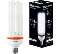 Энергосберегающая лампа TDM ELECTRIC КЛЛ-6U-105 Вт-2700 К–Е40 (105x350 мм) SQ0323-0082