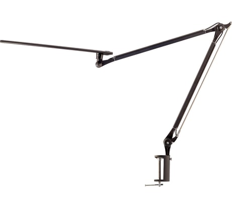 Светильник ЛЮЧИЯ L750 Status черный св/диод. 10W 4000К, диммер, сенс. упр., на струбцине 4606400511113