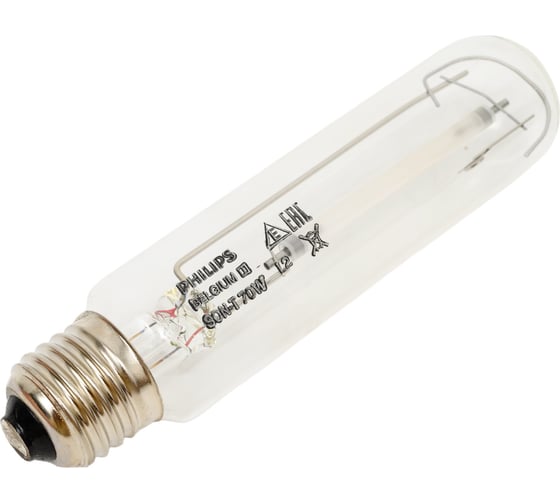 Газоразрядная натриевая лампа PHILIPS MASTER SON-T 70Вт трубчатая 2000К E27 16013