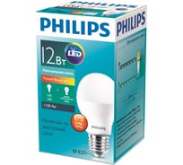 Светодиодная лампа PHILIPS ESS LEDBulb 11W - 95W грушевидная E27 RCA 1224534