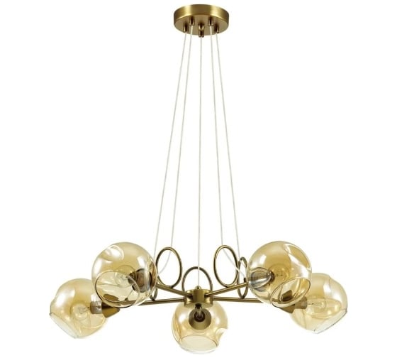 Люстра LUMION E14 5*40W AMBER 4435_5 1