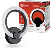 Светодиодный светильник IN HOME ELEGANT BLISS-B 15Вт 230В 3000-6500K 1200Лм STEP COLOR черный 4690612035352