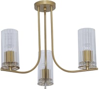 Потолочный светильник ЭЛЕТЕХ Ария 131 золото (Плафон 0014) НПБ 01-3x60-227 ИМ 1005405235