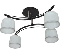 Светильник ЭЛЕТЕХ Элегия 148 черн Плафон 00006 НПБ 01-4х60-148 Е27 ИУ 1005404020