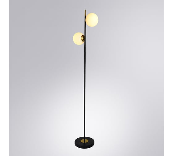 Торшер ARTE LAMP alcor A2224PN-2BK