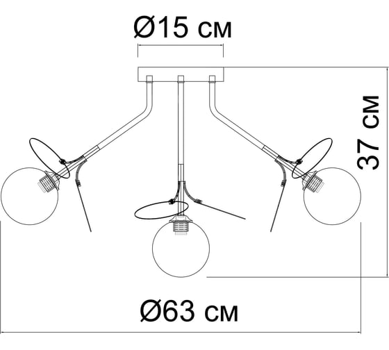Потолочная люстра peacock ARTE LAMP A1369PL-7SG