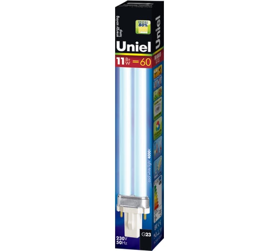 Энергосберегающая лампа Uniel esl-pl-11/4000/g23 long 05937
