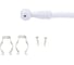 Подставка для светильника Uniel uli-p, на прищепке ufp-m02c-450 white polybag set2 UL-00010111 4