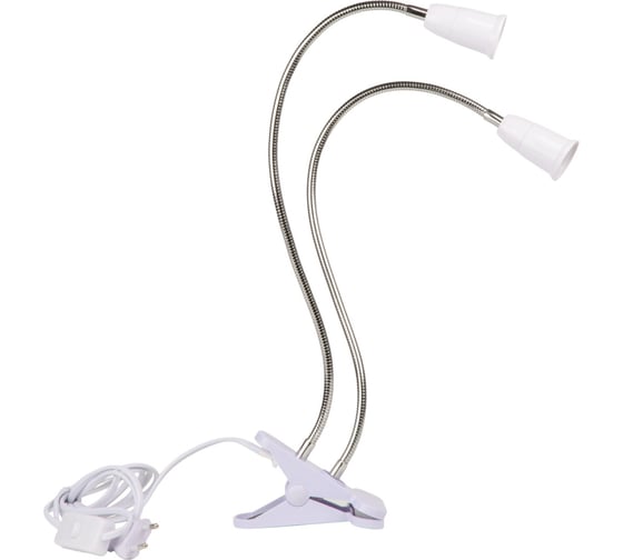 Настольный светильник Uniel для 2-х фитоламп tli-281 white e27x2 plant UL-00010305