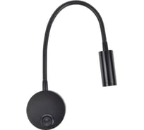 Настенный светодиодный светильник Uniel гибкий для интерьерного освещения ult-f21-3w/4000k ip20 black UL-00004176