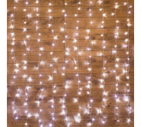 Гирлянда Neon-Night дождь (занавес) 2.5x2 м, прозрачный ПВХ, 300 LED белые, IP20 235-055