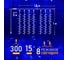 Гирлянда Neon-Night дождь (занавес) 2.5x2 м, прозрачный ПВХ, 300 LED синие, IP20 235-053 3