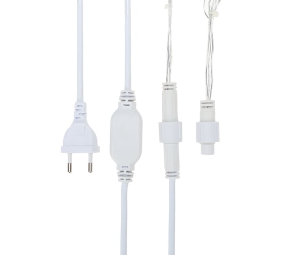 Гирлянда Neon-Night  Айсикл (бахрома) 4,8x0,6 м, прозрачный, 176 LED Синие, IP65, 230В 255-143