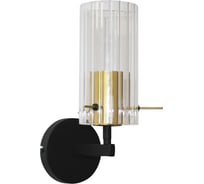 Настенный светильник ЭЛЕТЕХ Эсми 511 черный/золото (Плафон 0015) НББ 01-60-180 Е27 ИМ 1005405251