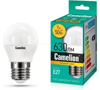 Светодиодная лампа Camelion LEDRB/7-G45/830/E27 (7Вт 220В, LED-M G45 7W 3000K E27) 15063