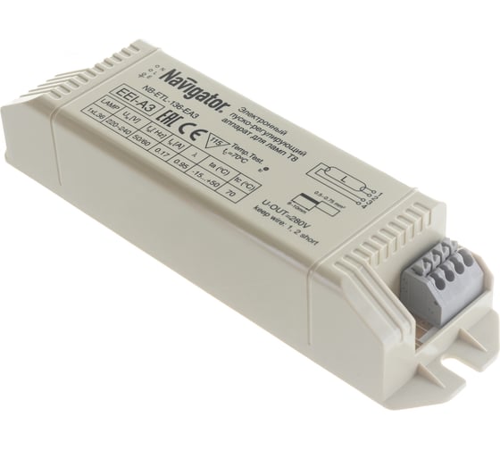 Пускорегулирующий электронный аппарат Navigator ЭПРА 94 427 NB-ETL-136-EA3 94427