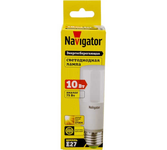 Светодиодная лампа Navigator 61 465 NLL-T39-10-230-2.7K-E27 61465