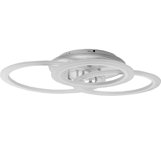 Светодиодная диммируемая люстра GLANZEN LED-0090-ROUND-white с пультом управления КА-00008936