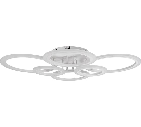 Светодиодная диммируемая люстра GLANZEN LED-0130-ROUND-white с пультом управления КА-00008939