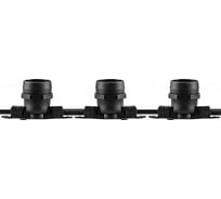 Гирлянда FERON 230V 100 E27 черный, шаг 50cm, IP 65, 50м +1,5м шнур, CL50-50 29881