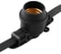 Гирлянда FERON 230V 100 E27 черный, шаг 50cm, IP 65, 50м +1,5м шнур, CL50-50 29881 2