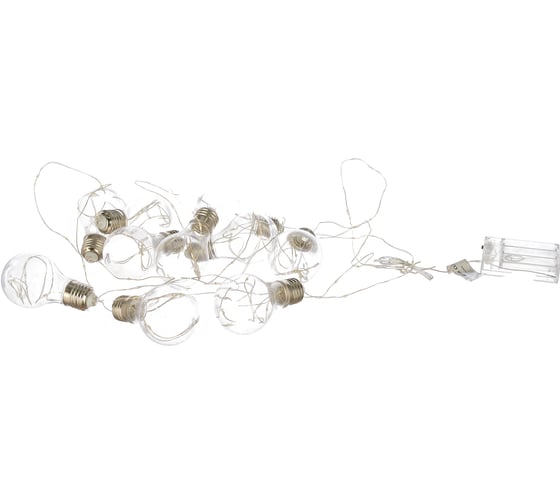 Гирлянда FERON 100 LED, 2700K, 10 подвесов, батарейки 3 AAA, IP20, CL580 32368