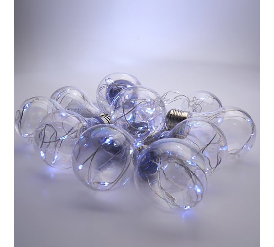 Гирлянда FERON 100 LED, 5000K, 10 подвесов, батарейки 3AA, IP20, CL580 32369