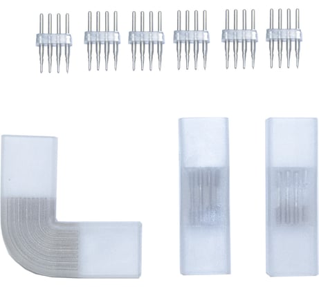 Комплект коннекторов Apeyron прямой и L-образный для 220В 09-19