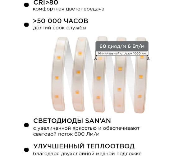 Комплект светодиодной ленты Apeyron 220В с аксессуарами 10-58