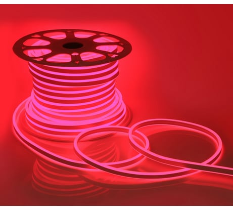 Светодиодный НЕОН Apeyron (две стороны свечения) 220В, 6Вт/м, 50 м 10-77