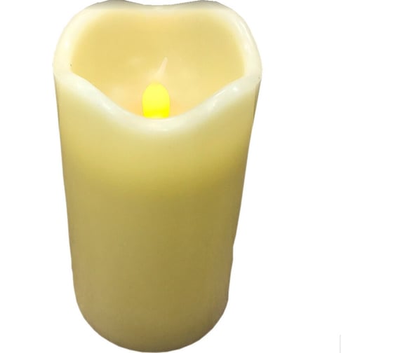 Светодиодная свеча Apeyron 7см, высота 9 см, корпус- воск; питание - 2хААА, 12-21