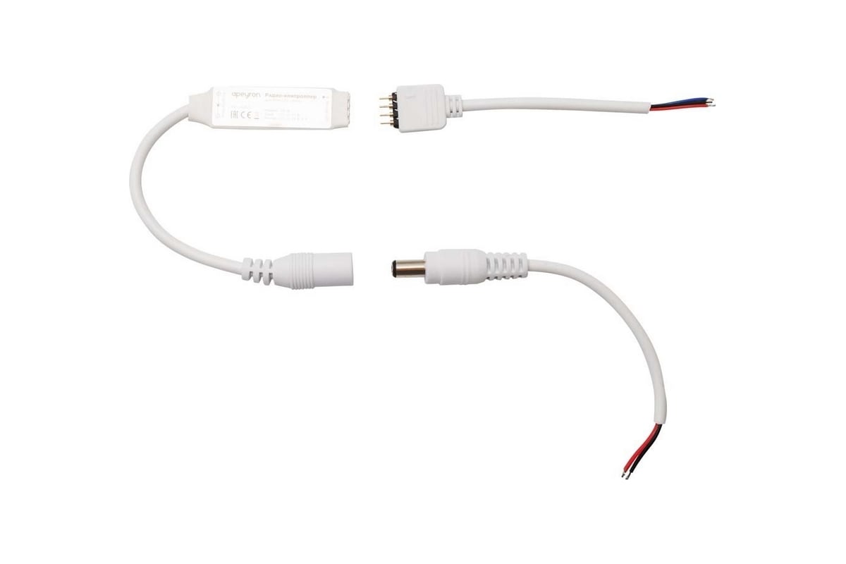 Мини-контроллер Apeyron RGB 12/24В, 72/144Вт, RF, пульт кнопочный 04-18 ...