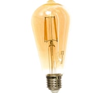 Светодиодная лампа IN HOME LED-ST64-deco 7Вт 230В Е27 3000К 630Лм золотистая 4690612008097